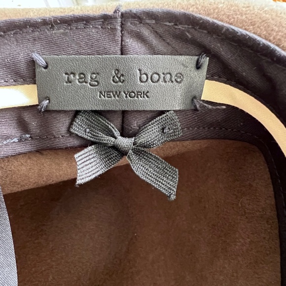 RAG & BONE Floppy Brimmed Fedora in Brown - M main image 8